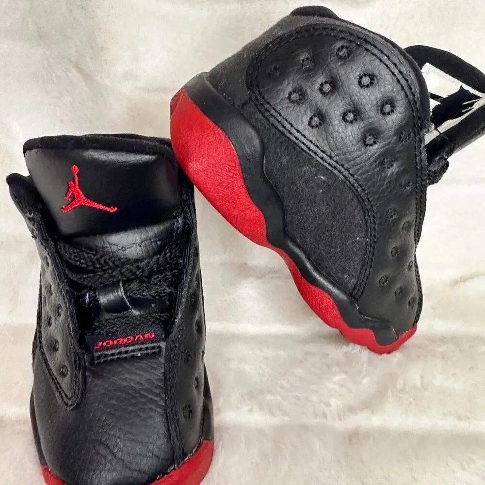 Jordan 13 Retro Dirty Bred TD Leather Sneakers 5C 2014 Archive